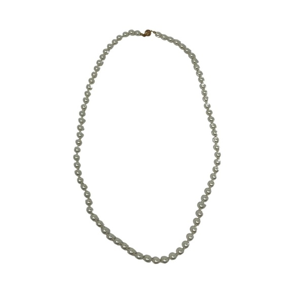 Vintage Faux Pearl Necklace - Picture 1 of 4